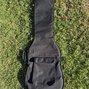 Sleek Black Guitar Bag